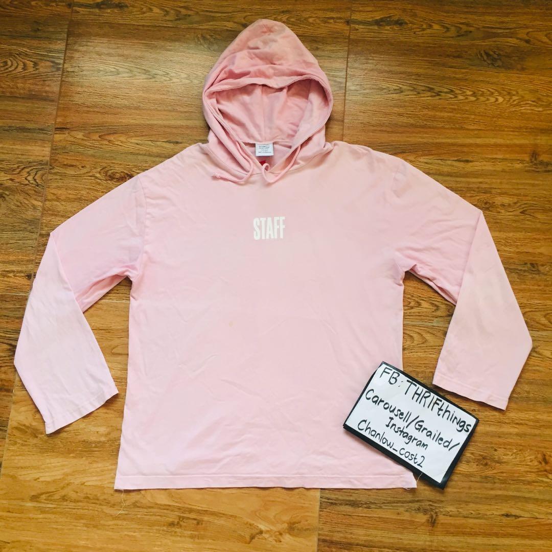 vetements staff hoodie