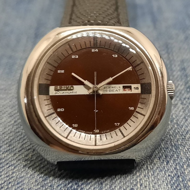 Vintage Seiko Diamatic 2205 0290 21 Jewels Hi Beat Automatic