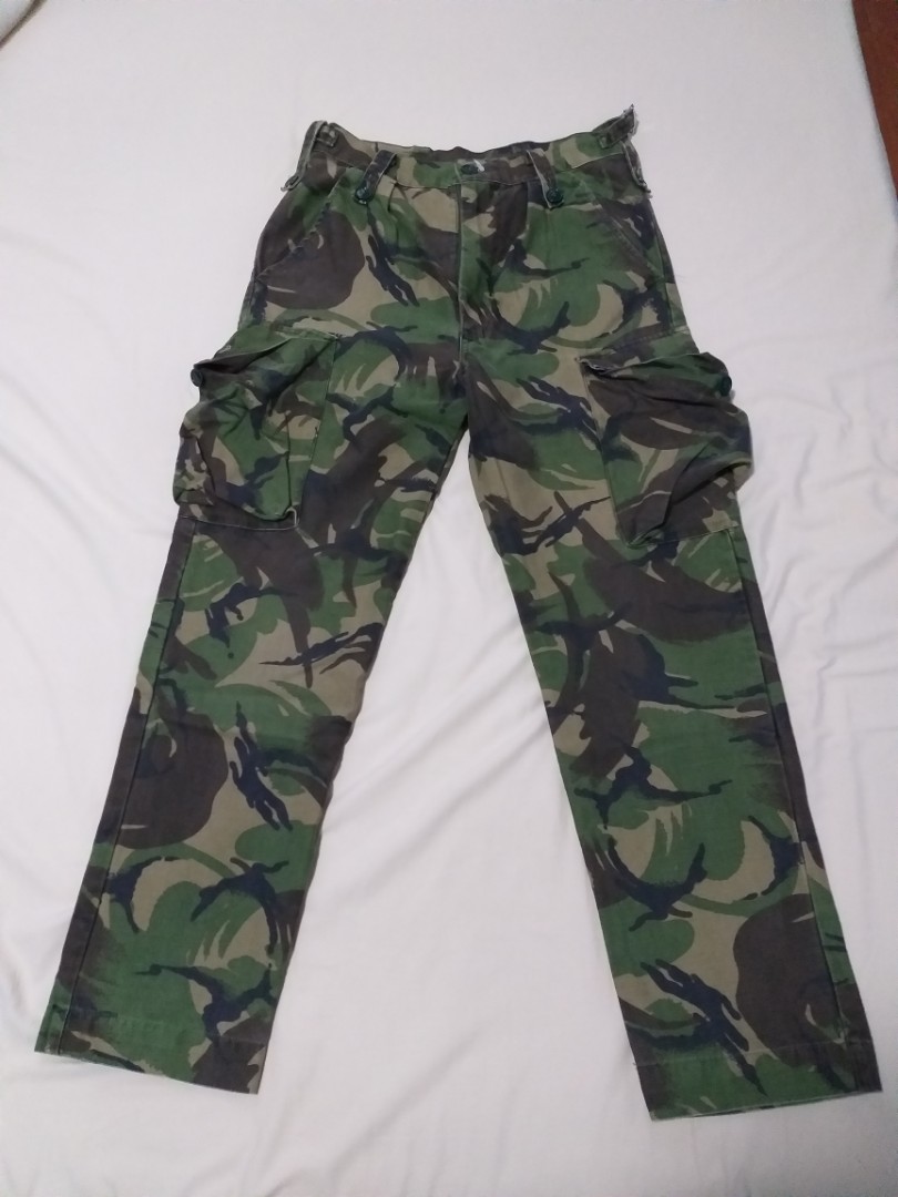 Woodland camouflage cargo pants, Men's Fashion, Bottoms, Trousers on ...