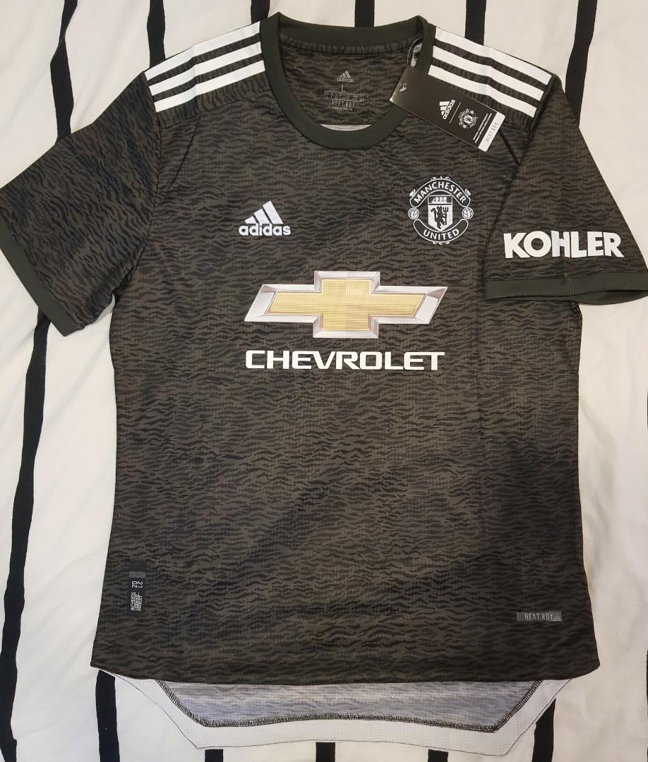 20 21 Manchester United Away Jersey Sports Athletic Sports Clothing On Carousell