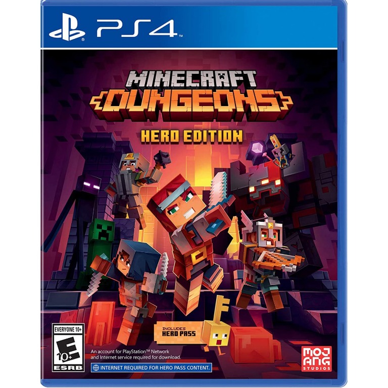 全新ps4 Minecraft Dungeons Hero Edition 美版 當個創世神地下城我的世界 遊戲機 遊戲機遊戲 Carousell