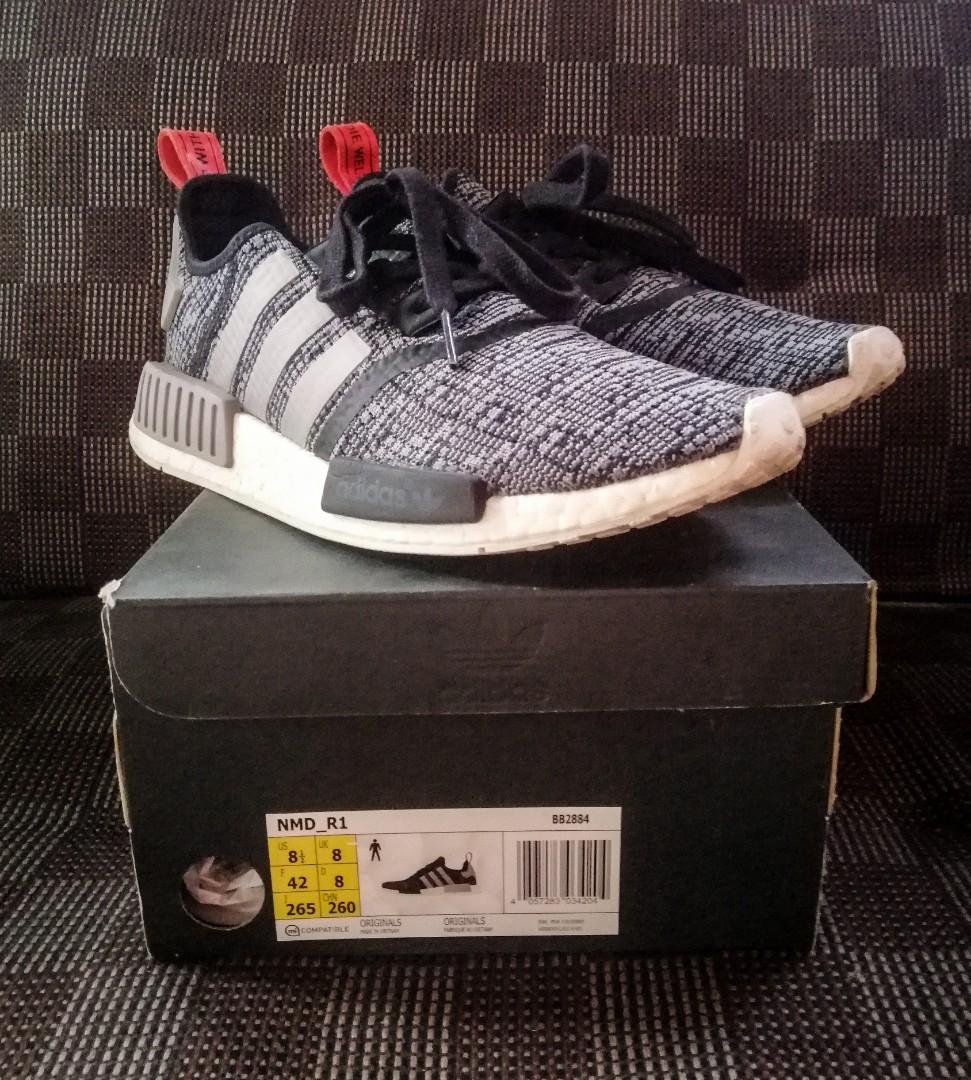 Adidas NMD R1 Glitch, Men's Fashion, Footwear, Sneakers on Carousell