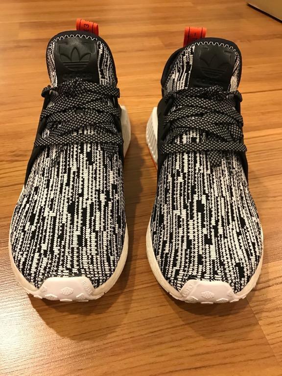 Adidas NMD XR1 Glitch Oreo, Men's Footwear, Sneakers on Carousell