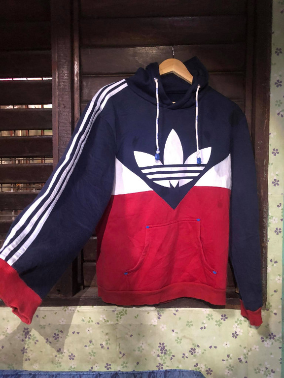 Adidas tri tone hoodie hot sale