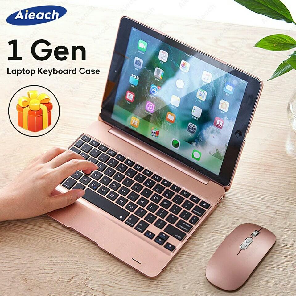 Aieach 130 Smart Folio Keyboard Case For Ipad Air 1 2 Mini 5 4 3 Cover With Sleep Wake For Ipad 2018 2017 5th 6th Pro 9 7 Case Mobile Phones Tablets Others On Carousell