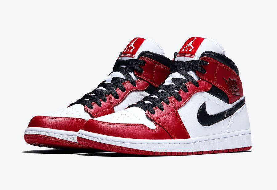 Red toe top air jordan 1