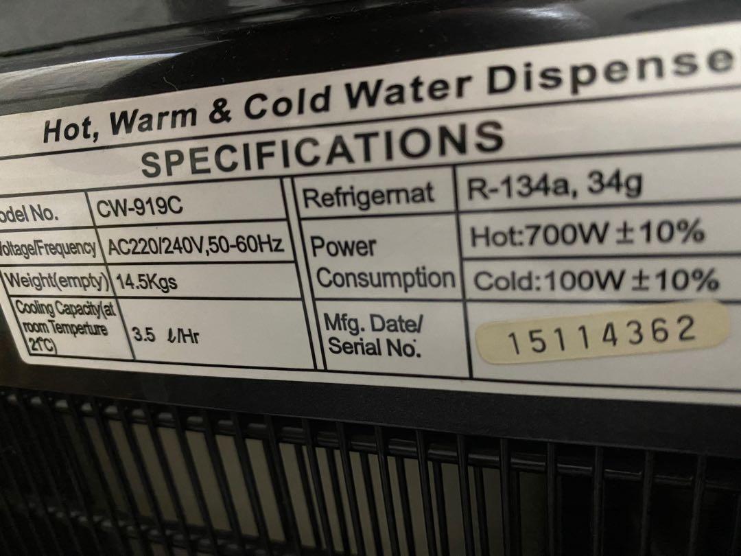Alfrex water dispenser, TV & Home Appliances, Kitchen Appliances, Water Purifers & Dispensers on
