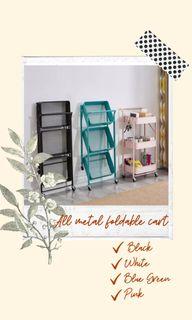 All Metal Foldable Trolley Cart