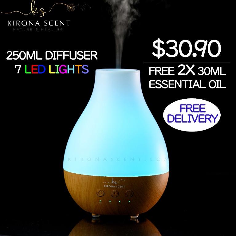 Aroma Diffuser Humidifier Free Essential Oil Free Delivery Furniture Home Decor Others On Carousell