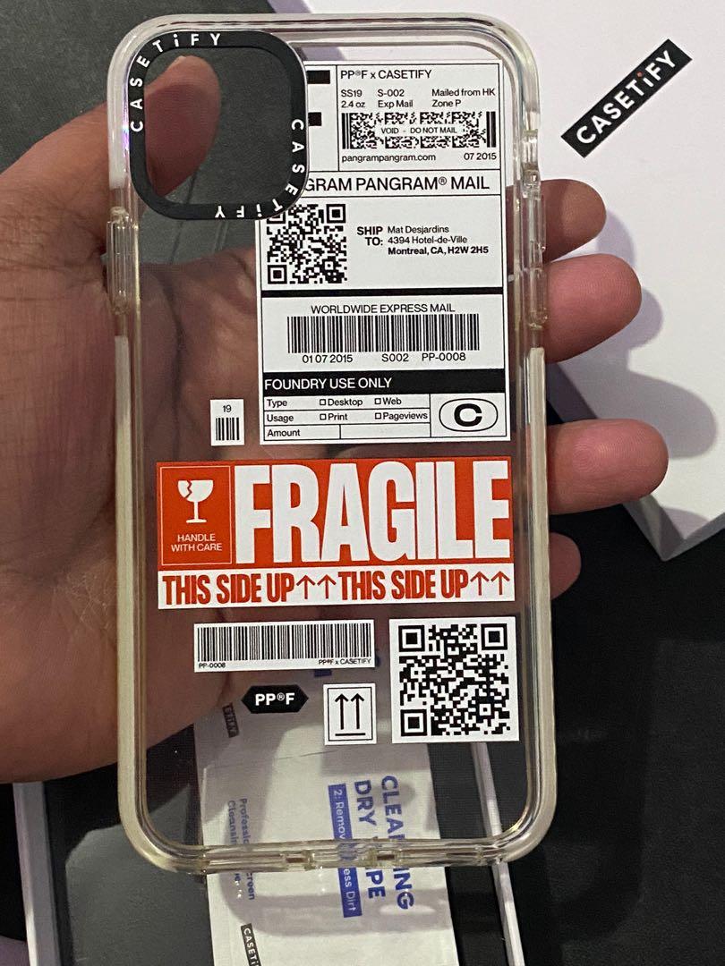 Authentic Casetify Fragile case for iphone 11 pro Max, Mobile Phones ...