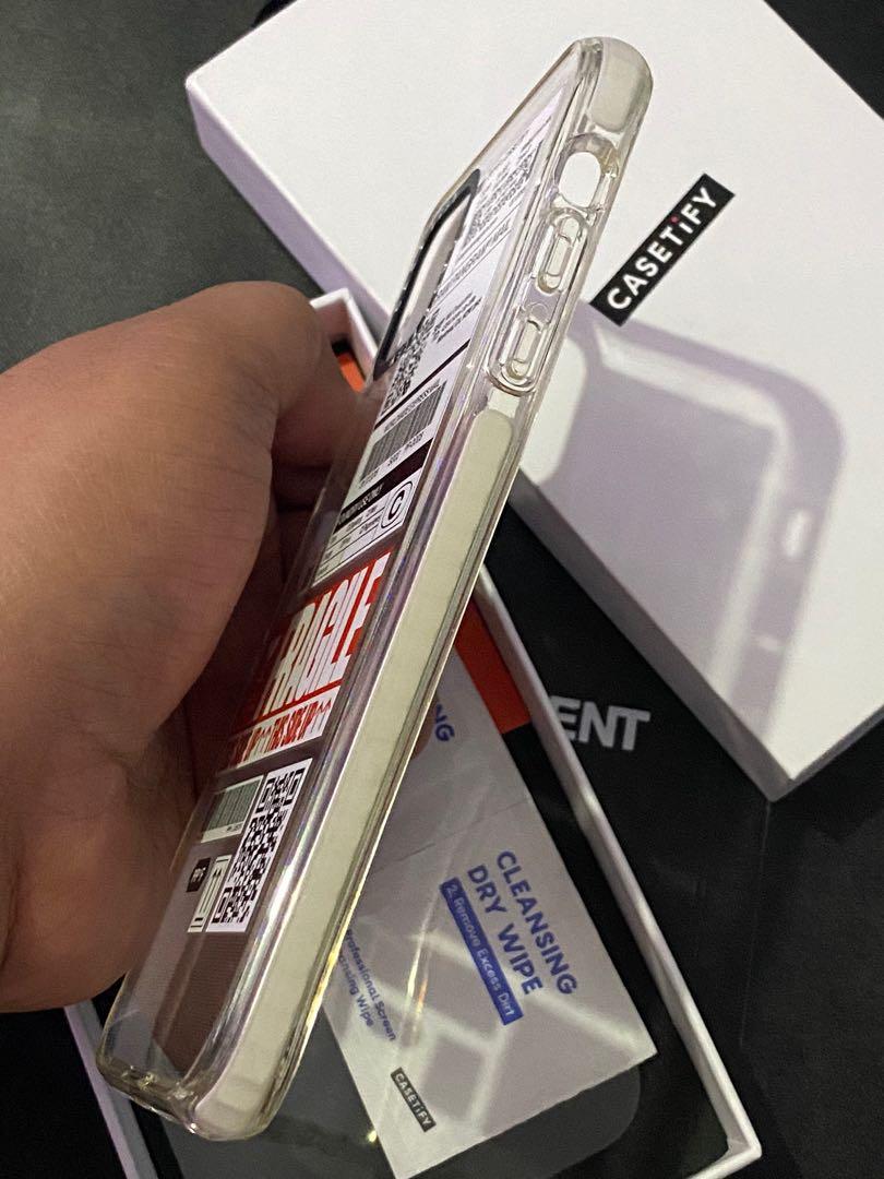 Authentic Casetify Fragile case for iphone 11 pro Max, Mobile Phones