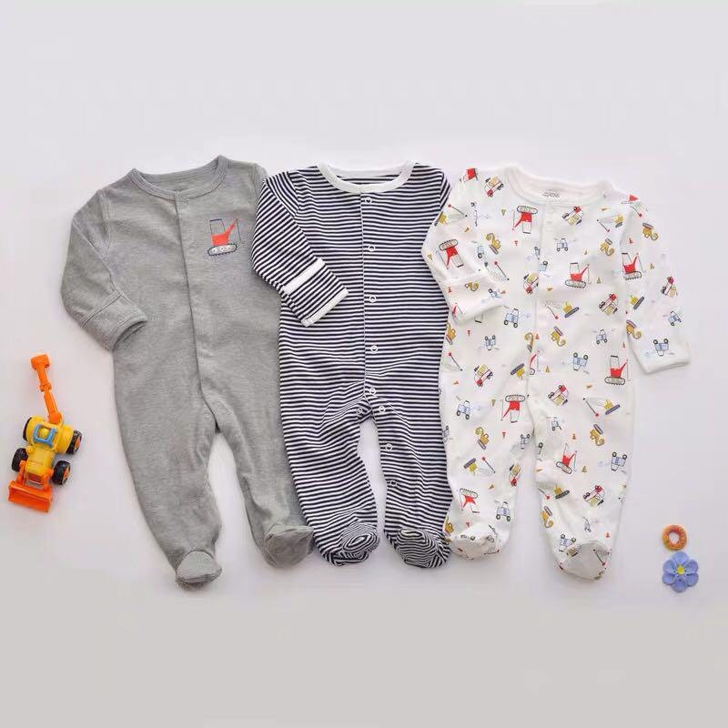 Baby romper with feet clearance