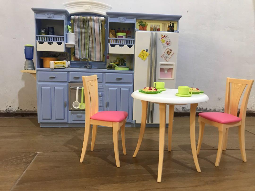 Barbie Kitchen Set Hobbies Toys Toys Games On Carousell