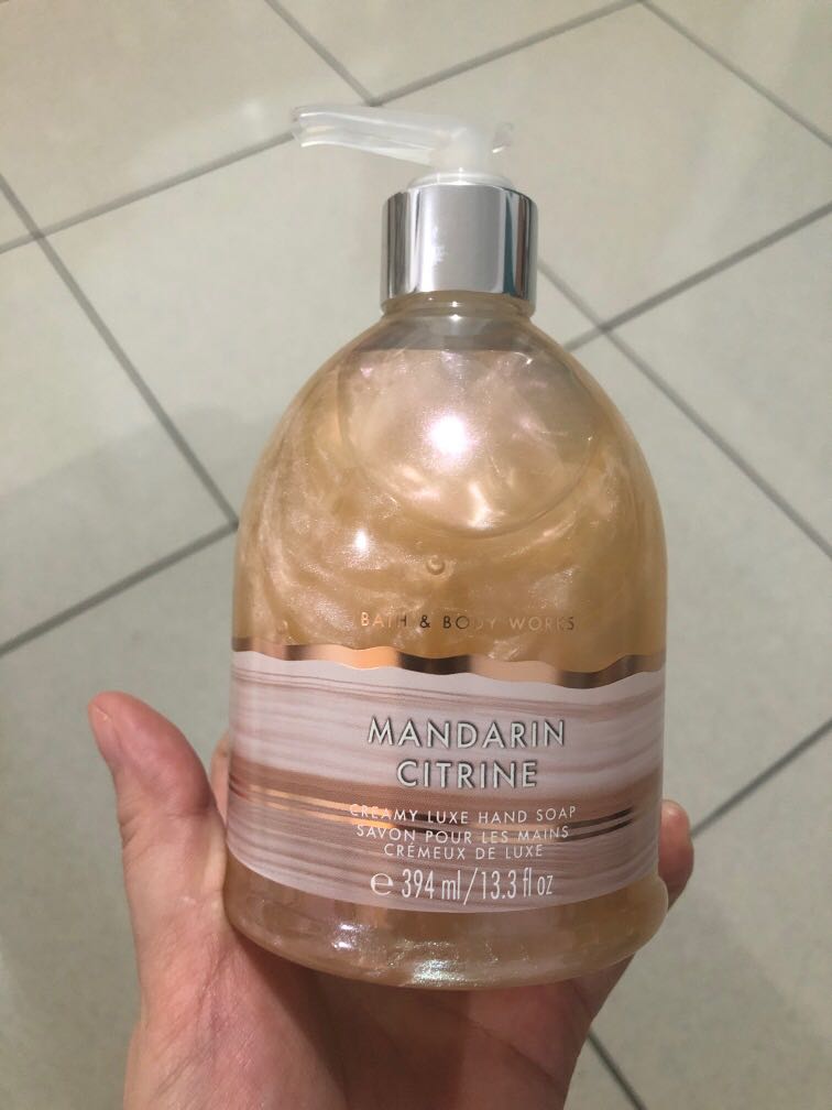 Bath Body Works Bbw Hand Soap Mandarin Citrine New Ori Kesehatan Kecantikan Kulit Sabun Tubuh Di Carousell