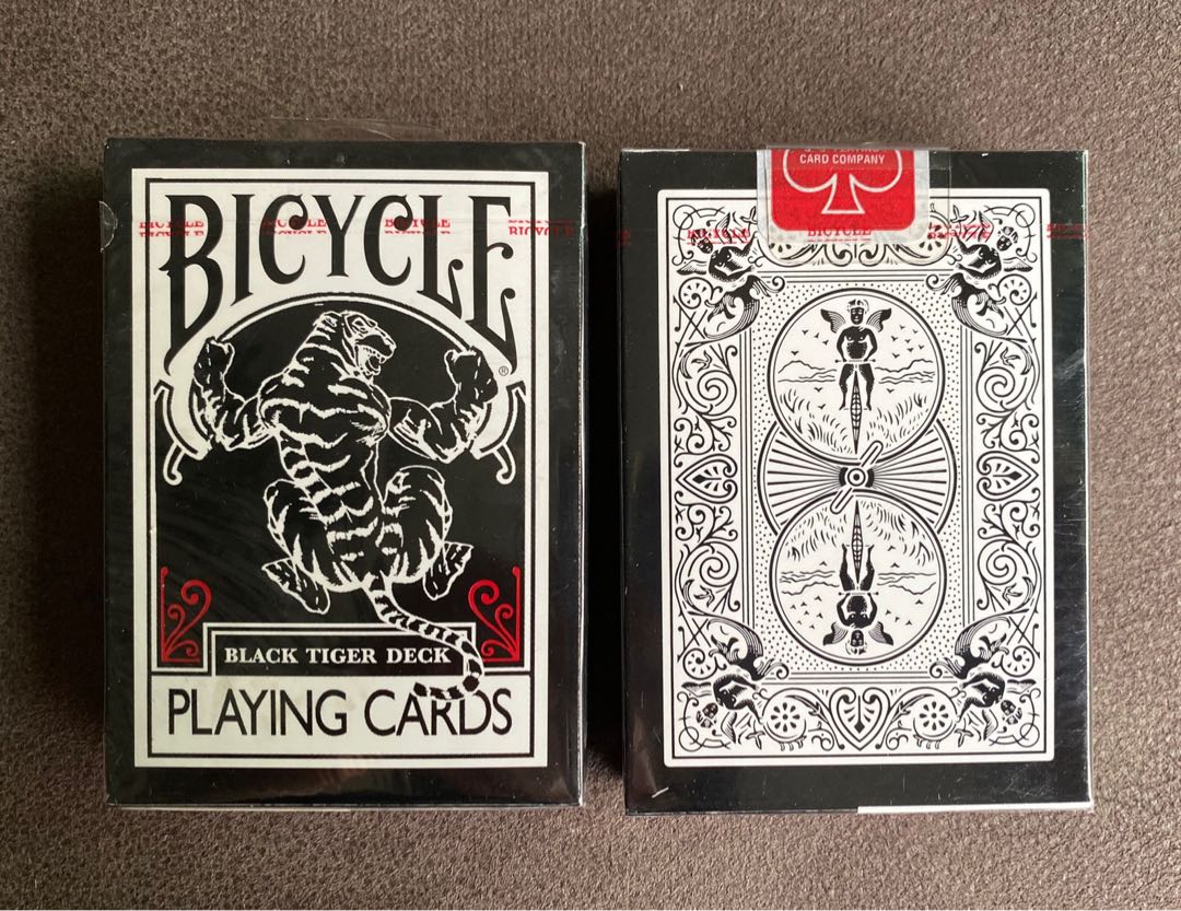 Bicycle Black Tiger Collector Playing Cards Toys Games Board Games Cards On Carousell