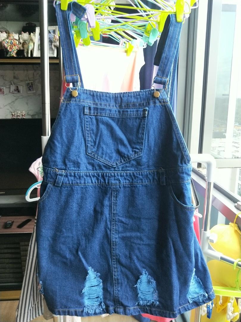 BN Jumper Jeans Skirt, Women's Fashion, Bottoms, Skirts on Carousell