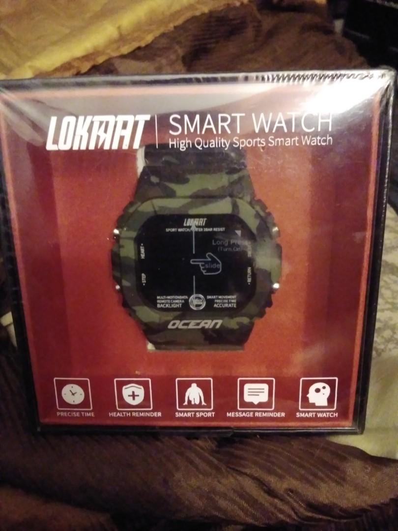 LOKMAT Ocean Smart Watch Fitness Tracker Sporty Looks Comouflage Uni Sex -  NVC DEALS