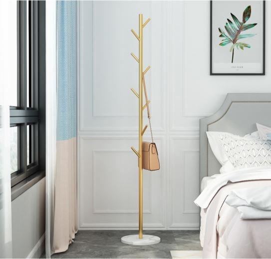 Gold best sale coat tree