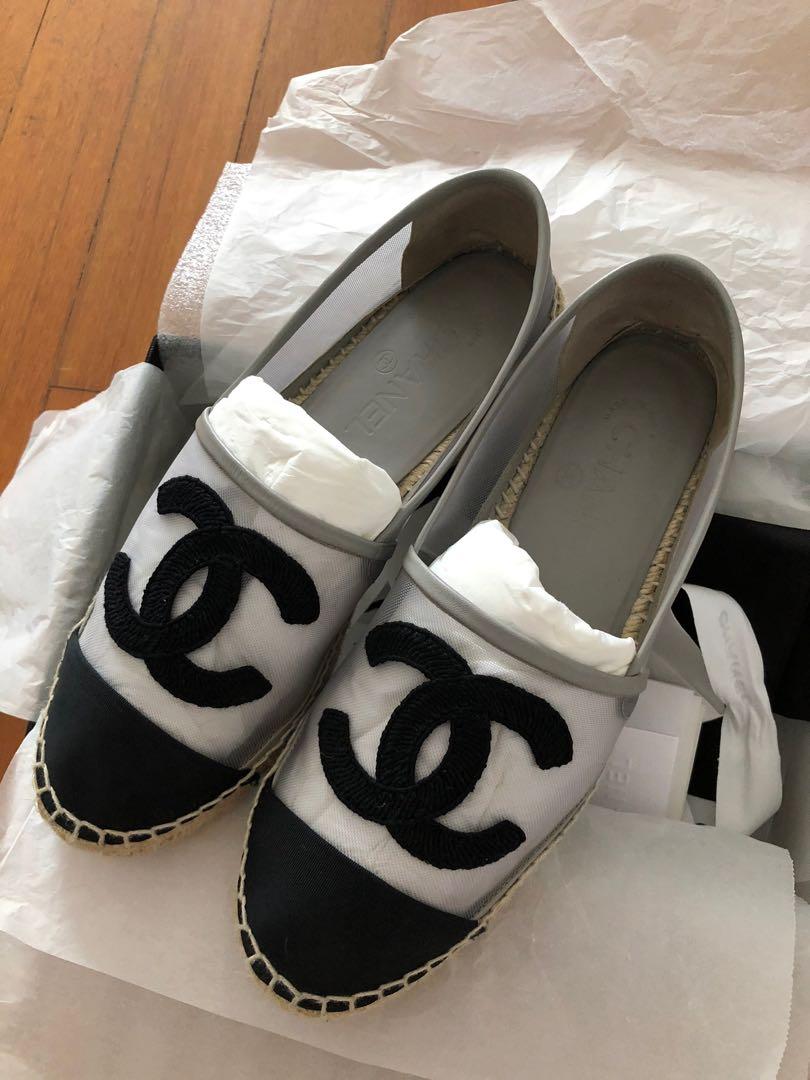 Chanel espadrilles 2019 Women s Fashion Footwear Flats on Carousell