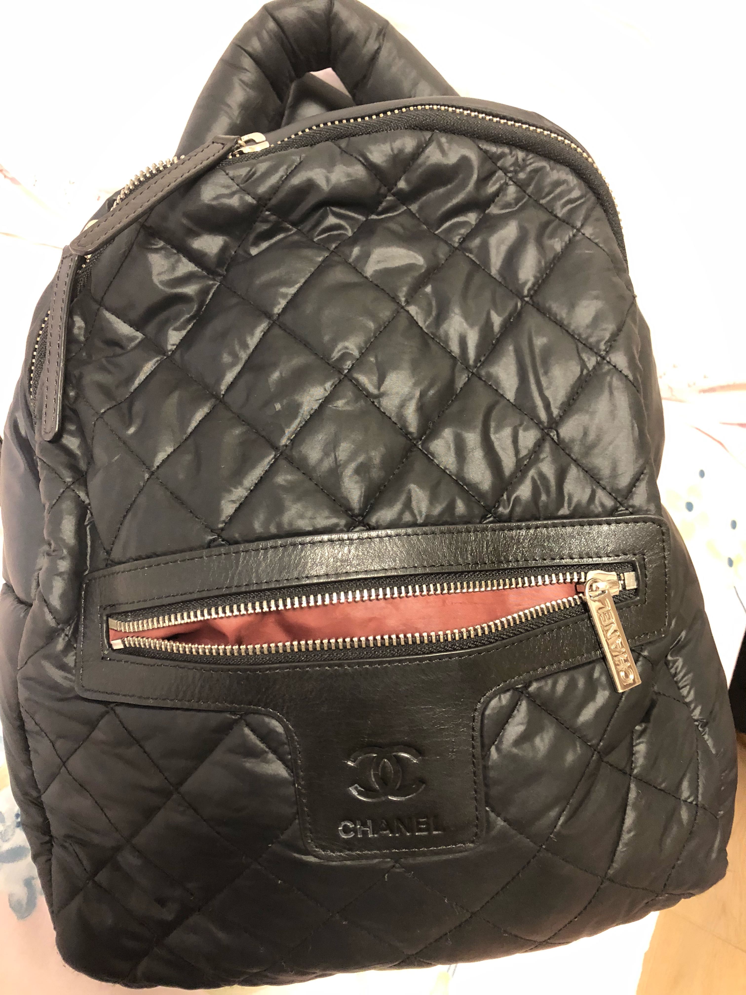 Chanel nylon backpack, 名牌, 手袋及銀包 