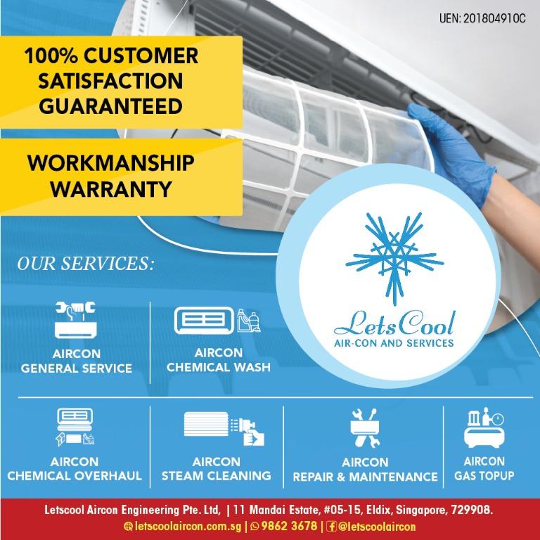 Aircon Chemical Wash,Chemical Overhaul and Aircon Servicing Free