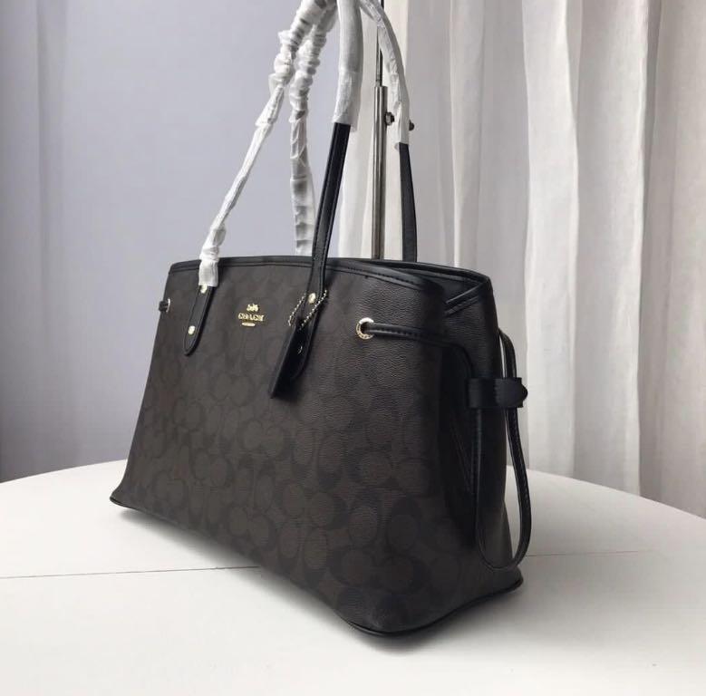 Coach 57842 Signature Drawstring Carryall Shoulder bag, Women's