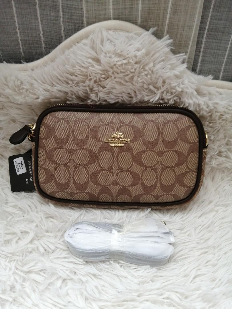 Coach Sling Bag Light Brown Women S Fashion Bags Wallets On Carousell