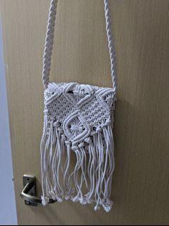 Crochet sling bag