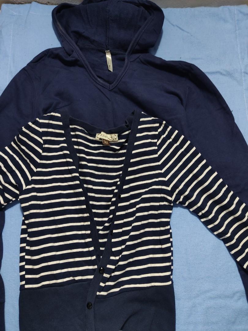 hoodie and cardigan