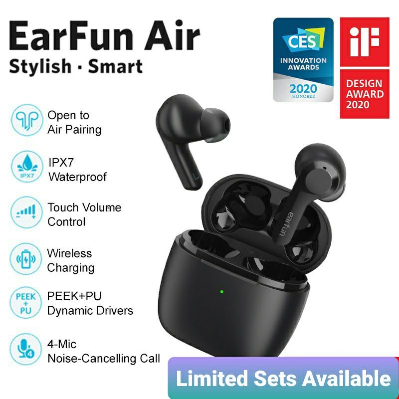earfun air true wireless earbuds with 4 mics