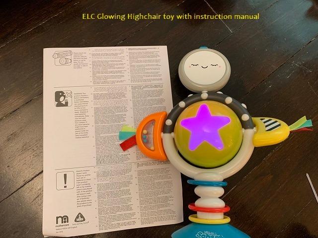 little senses glowing highchair toy