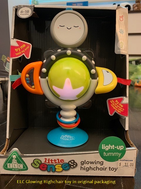 little senses glowing highchair toy