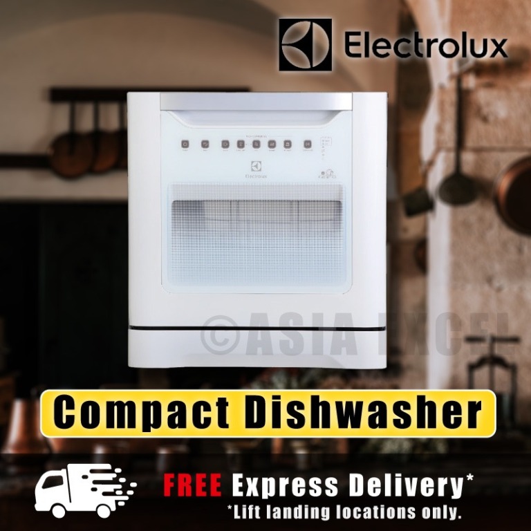 electrolux esf6010bw 55cm compact dishwasher