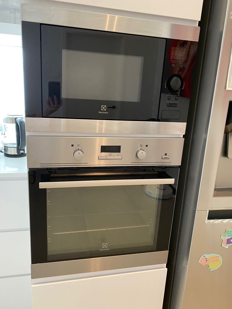 wall oven plus microwave