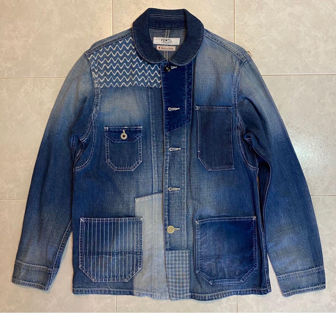 Fdmtl patchwork coverall jacket top