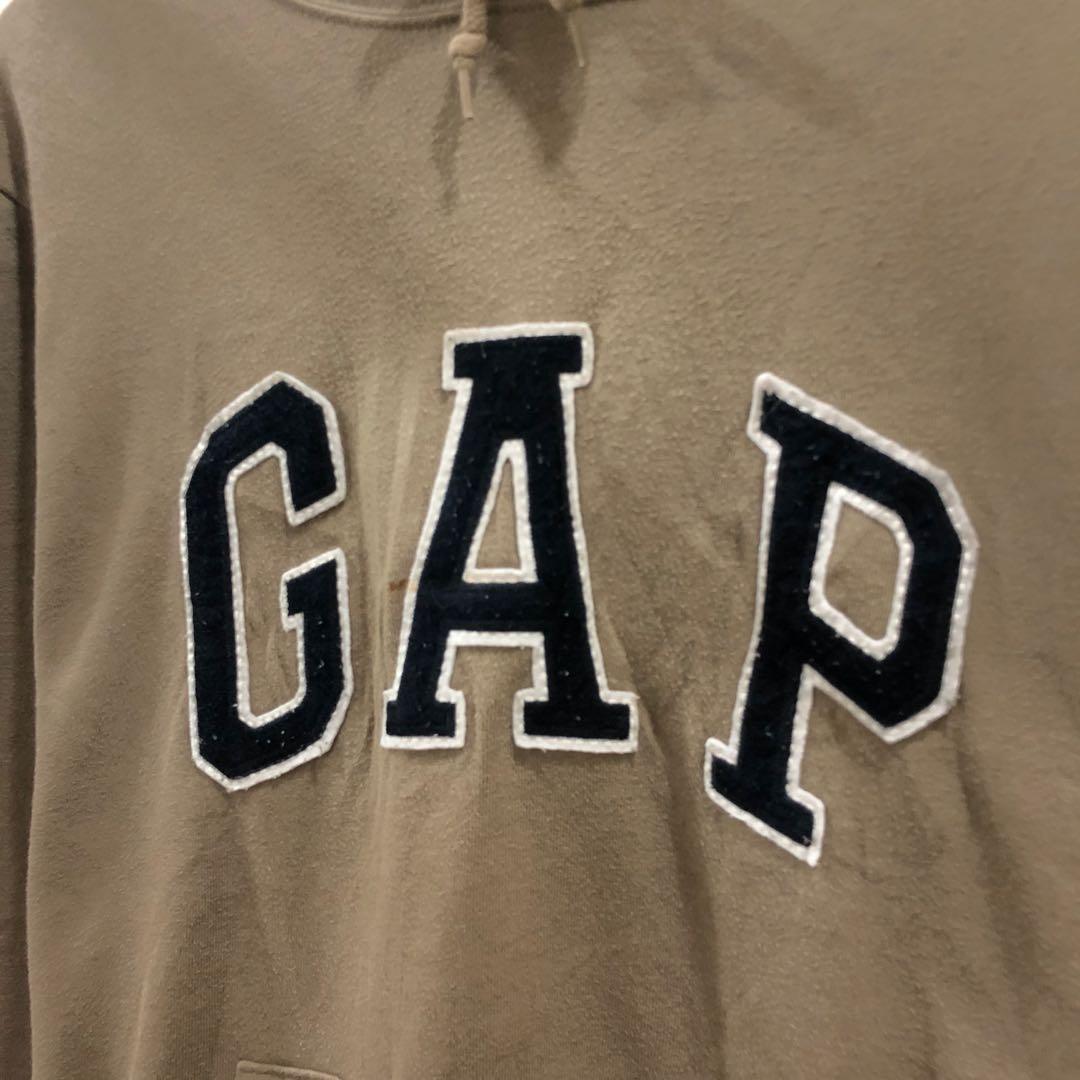 Gap Hoodie Colour Light Brown, Men's 
