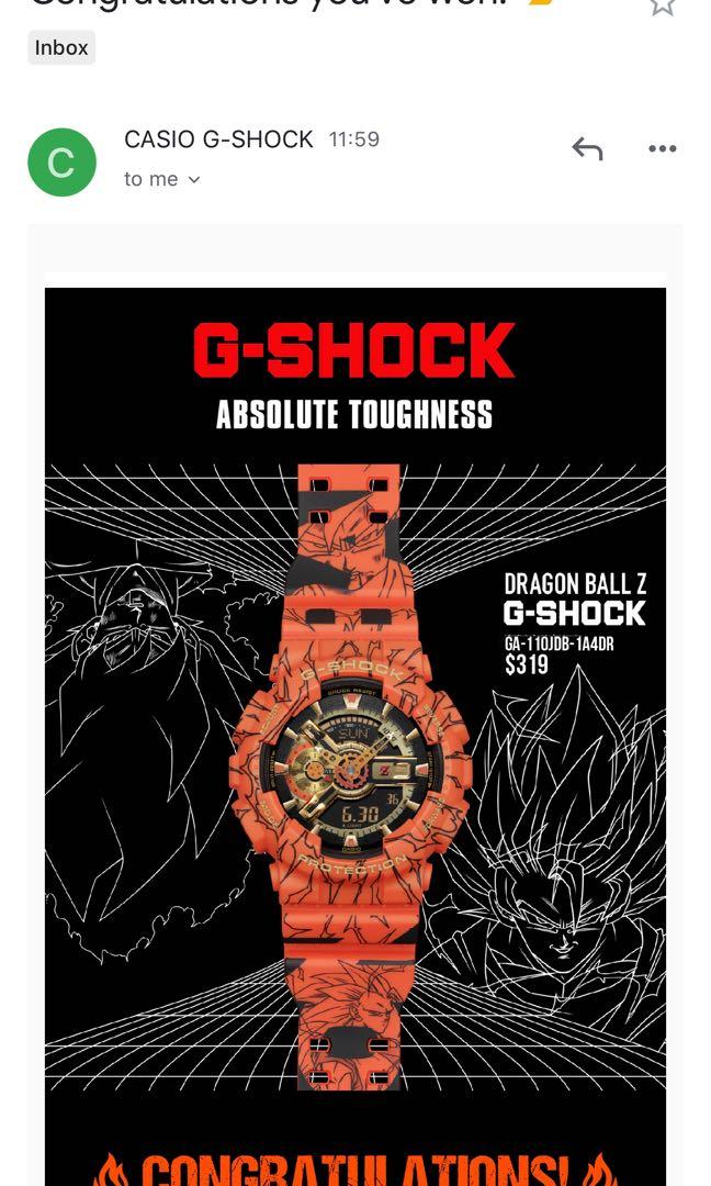 G Shock X Dragon Ball Z Mobile Phones Gadgets Wearables Smart Watches On Carousell