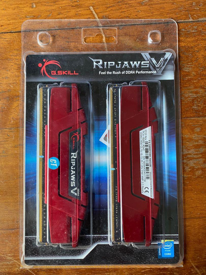 G Skill Ripjaws 16gb 2x8 Ddr4 2400 Electronics Computer Parts Accessories On Carousell