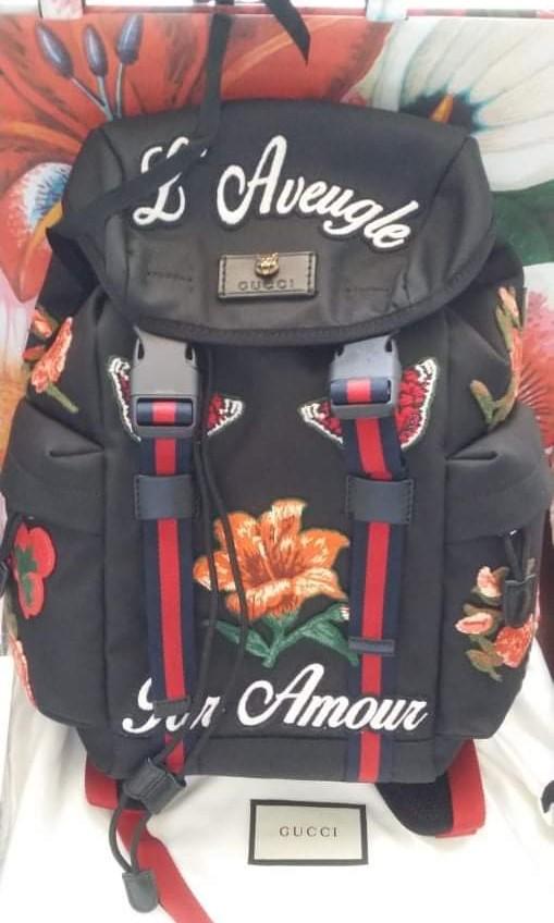 luxury canvas backpack