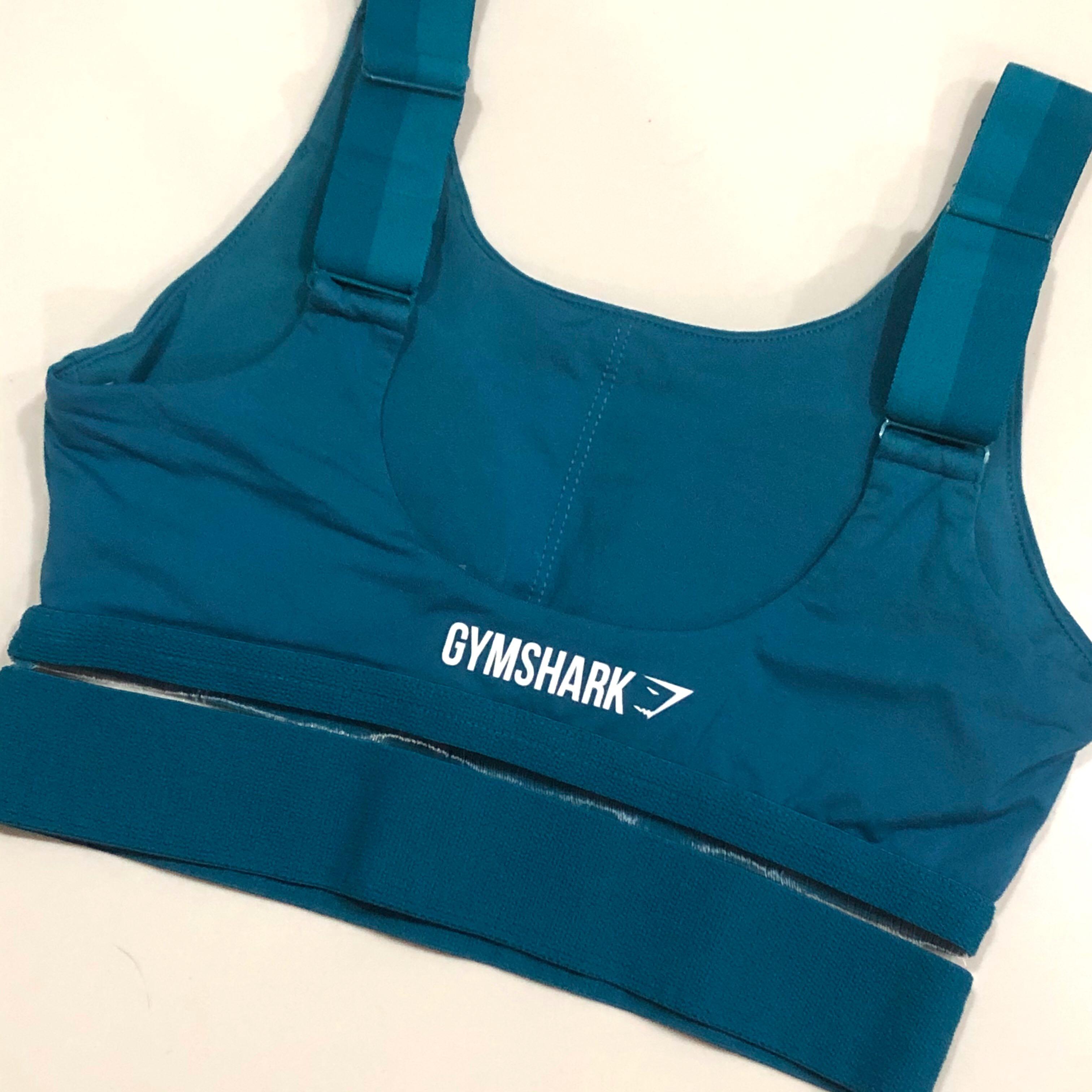 Gymshark Embody Sports Bra Deep Teal Blue XS Extra Small Women s Fashion Activewear on Carousell
