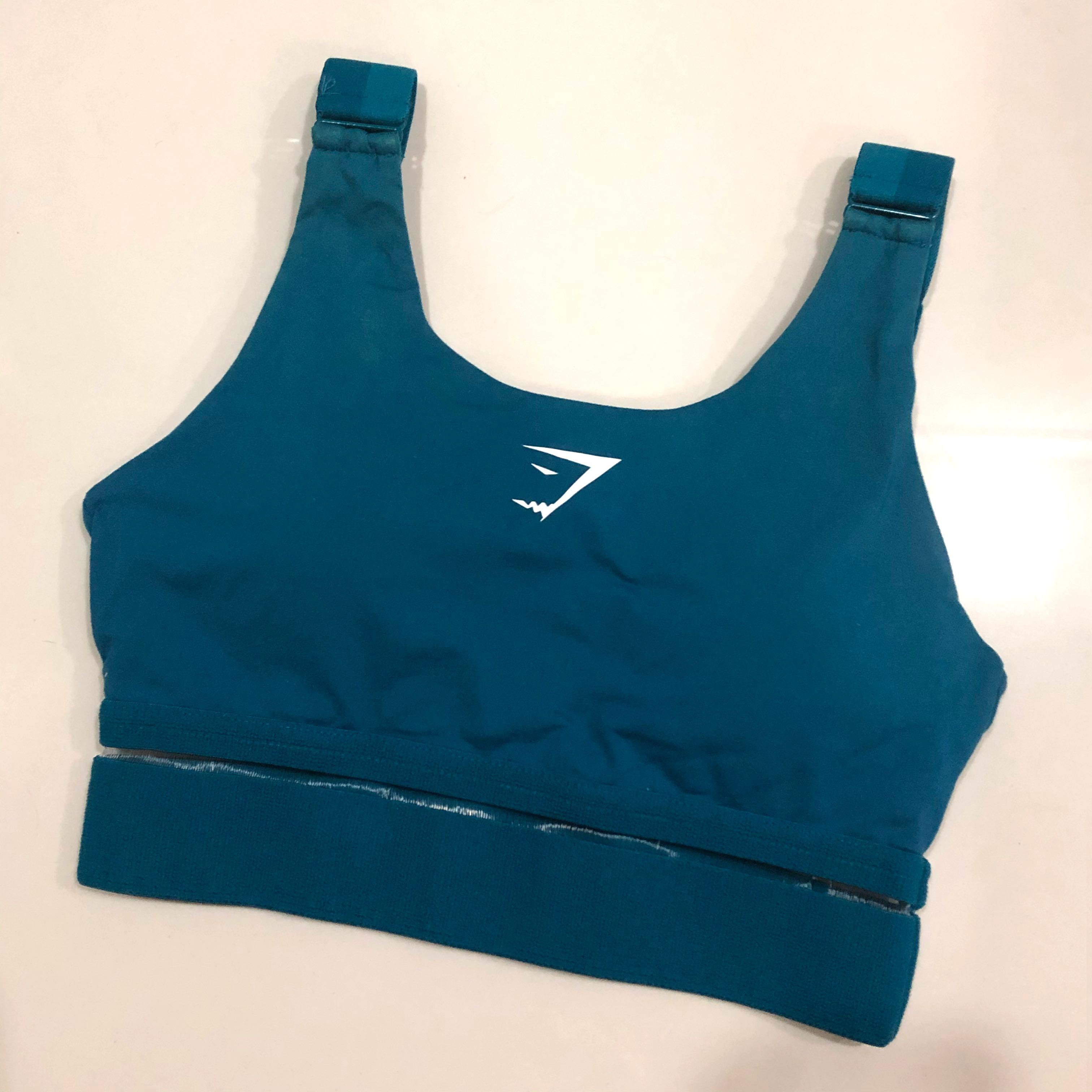 Gymshark Embody Sports Bra Deep Teal Blue XS Extra Small Women s Fashion Activewear on Carousell