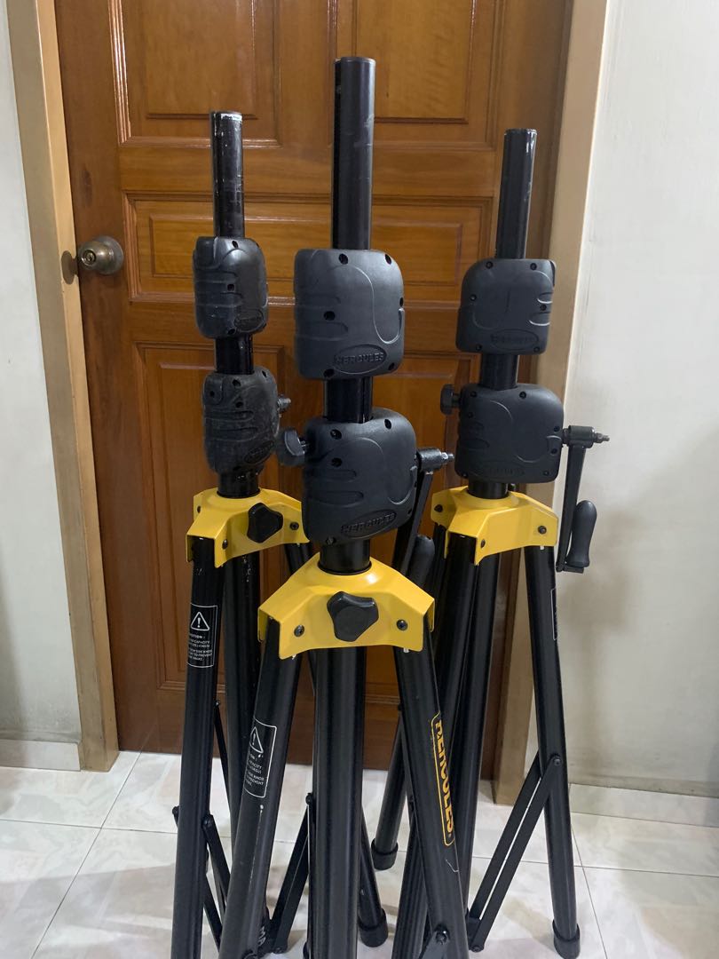 Hercules Tripod Speaker Stand Crank Up, Hobbies & Toys, Music & Media
