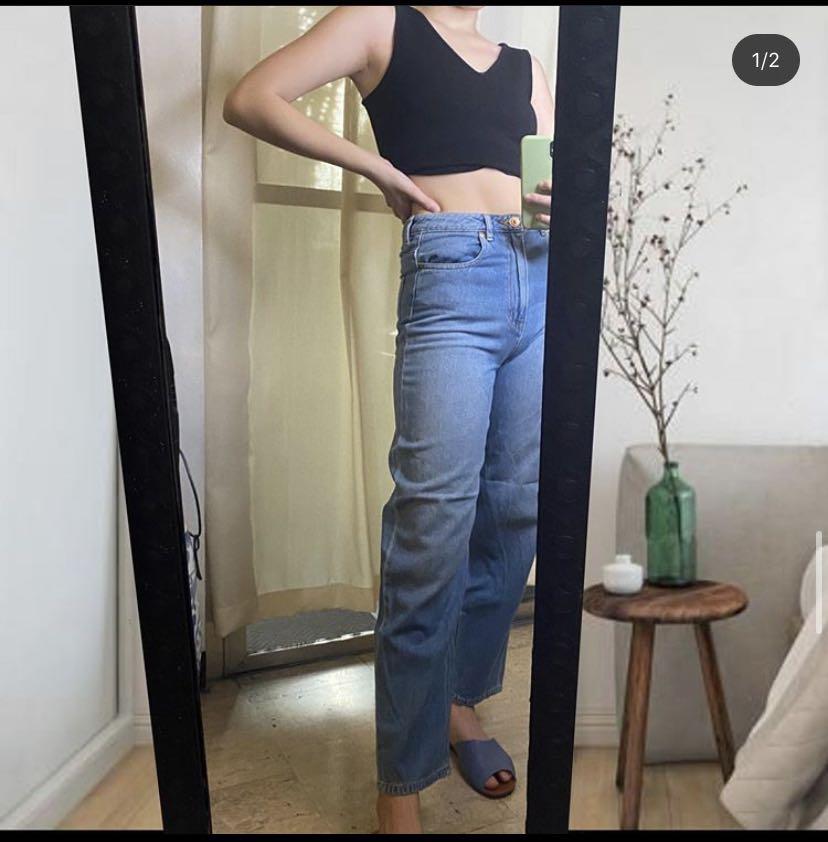 h&m mom jeans shorts