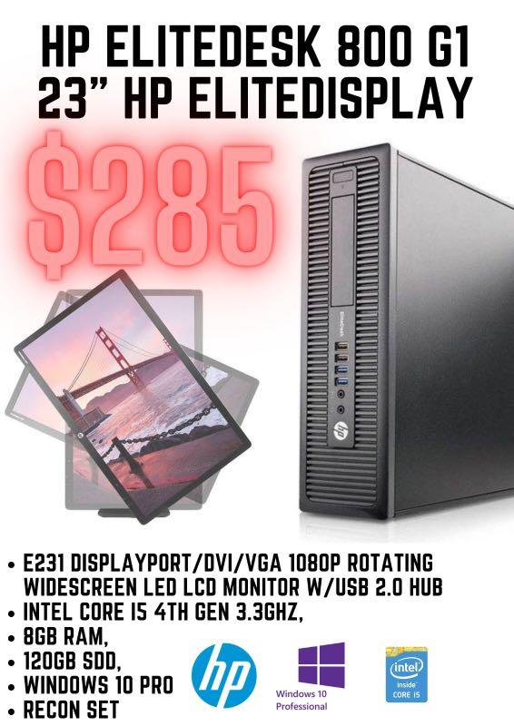 Hp Eiltedesk 800 G1 Computers Tech Desktops On Carousell