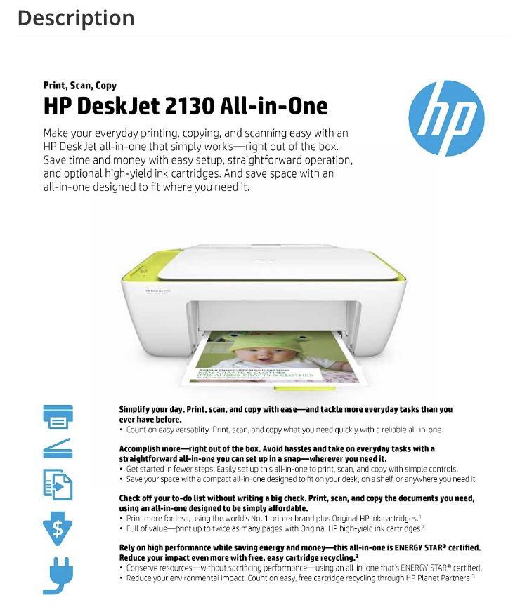 hp 2130 wireless setup