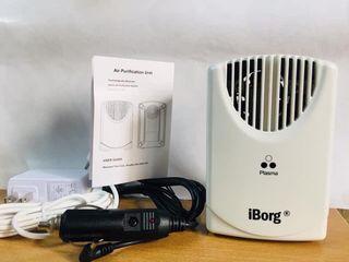 Iborg air purifier for car, bathroom, small room
