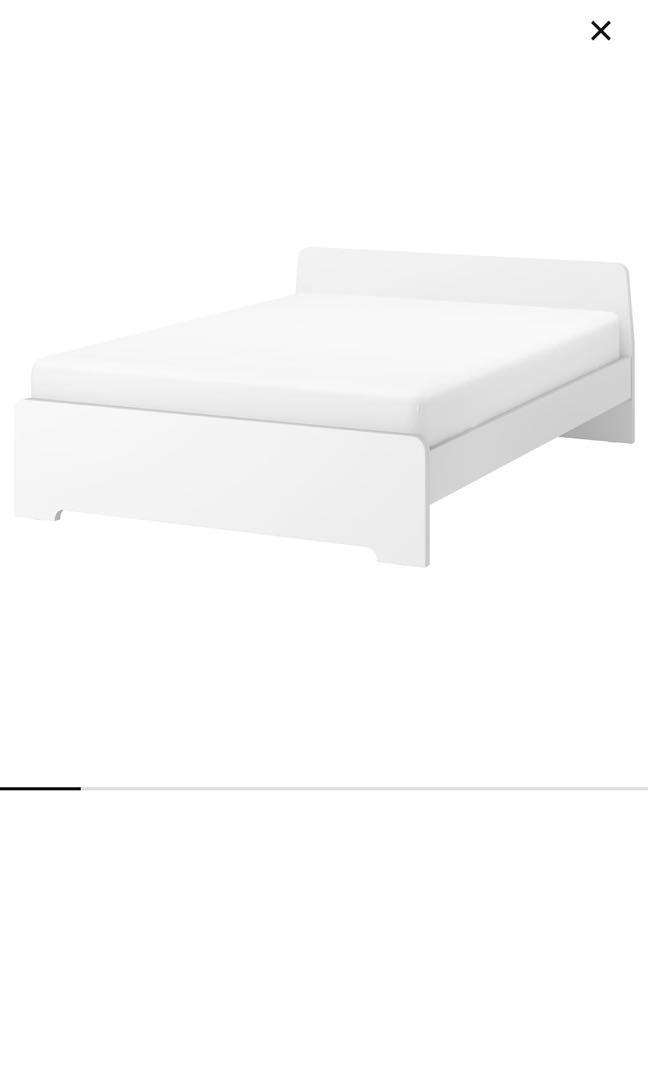 Ikea queen bed frame, Furniture & Home Living, Furniture, Bed Frames