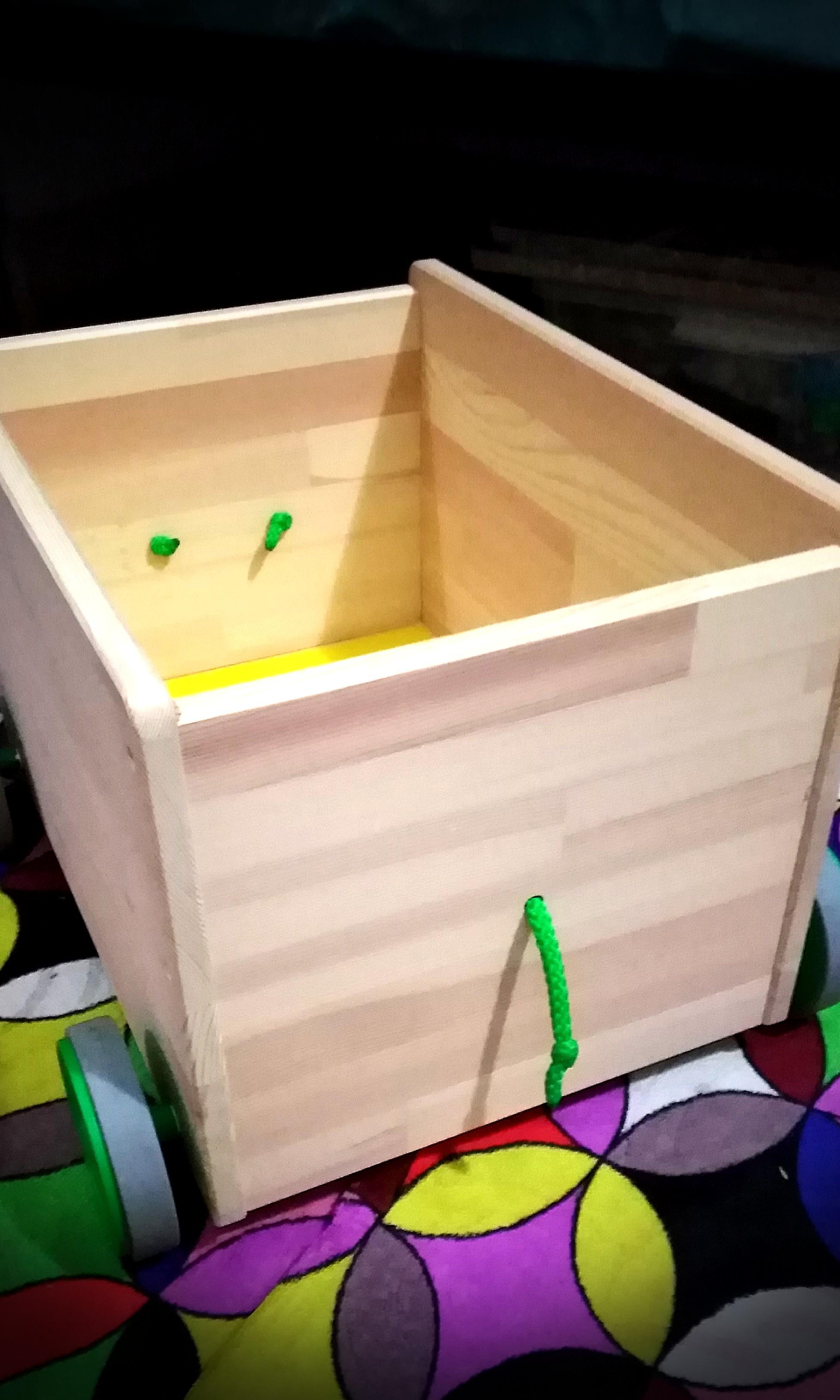IKEA Wooden Toy Storage Box Wagon, Babies & Kids, Baby Nursery & Kids Furniture, Kids' Tables