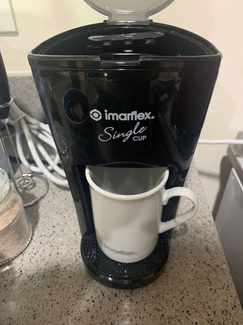 Imarflex Single Cup Coffee Maker, TV & Home Appliances, Kitchen