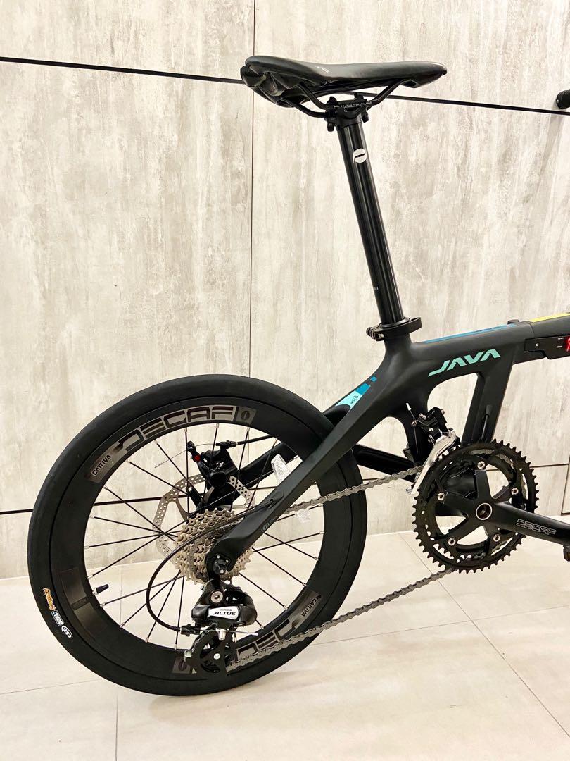 JAVA ARIA 20 Carbon folding bike, Sports Equipment, Bicycles & Parts, Bicycles on Carousell